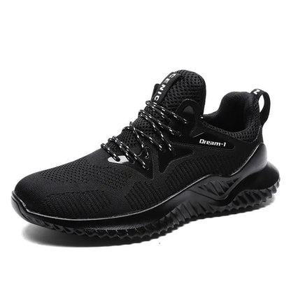 Breathable men's mesh trainers