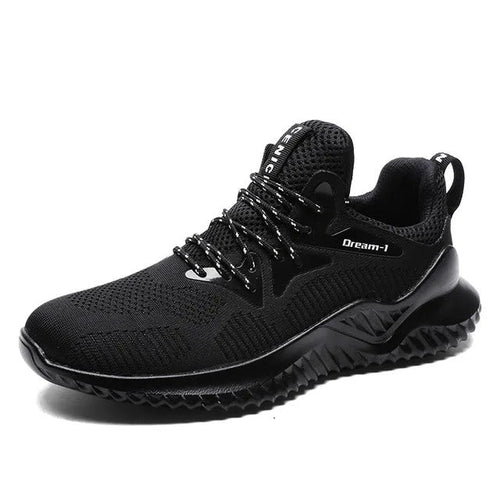 Breathable men's mesh trainers
