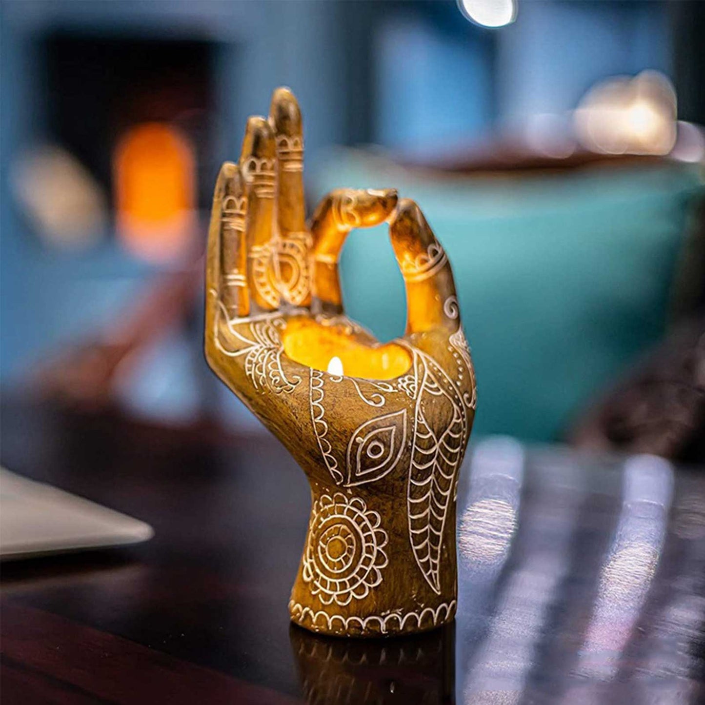 Buddha Hand Candle Holder