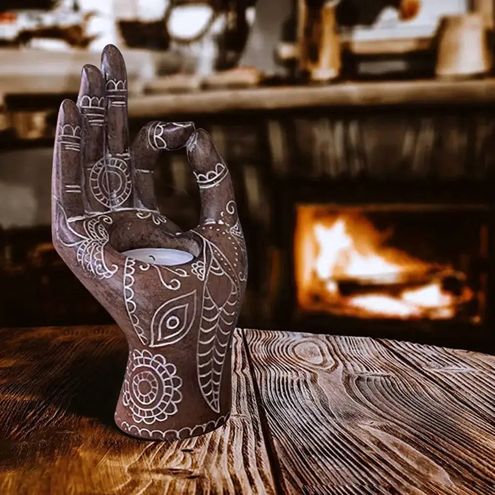 Buddha Hand Candle Holder