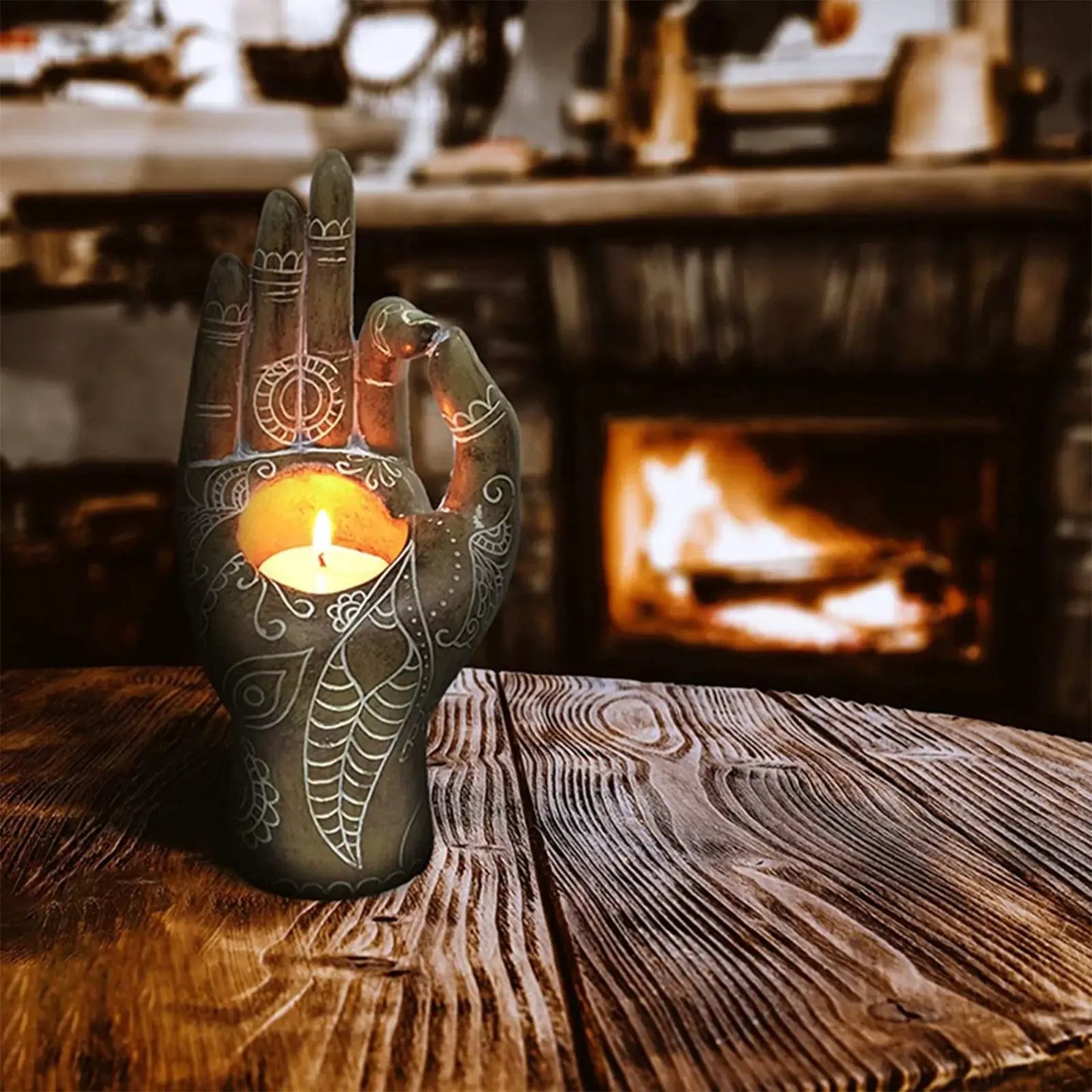 Buddha Hand Candle Holder