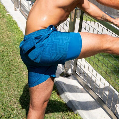 Built-in compression lining Beach Shorts