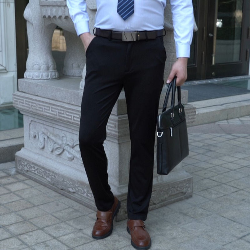 Business Formal Stretchy Anti-Crease Trousers