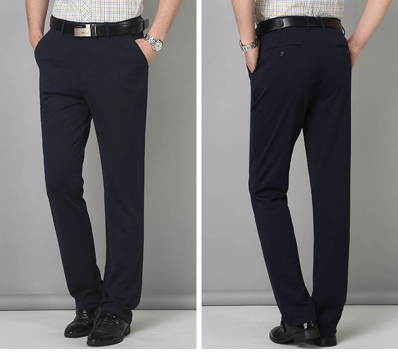 Business Formal Stretchy Anti-Crease Trousers