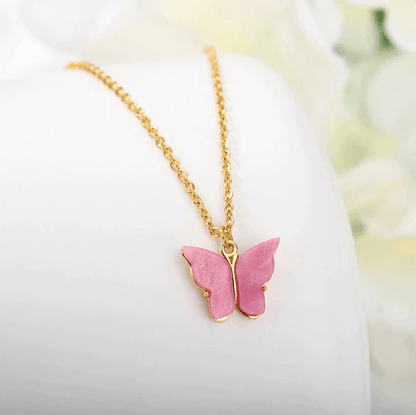 Butterfly Gold Necklace
