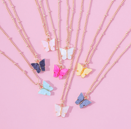 Butterfly Gold Necklace