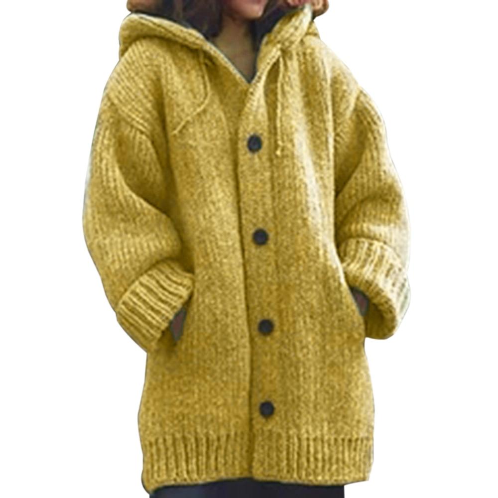 Button-down knitted cardigan