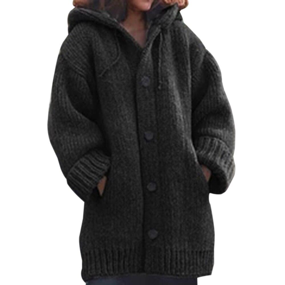 Button-down knitted cardigan