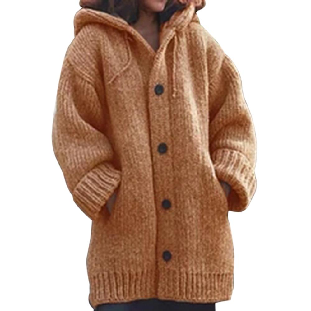 Button-down knitted cardigan