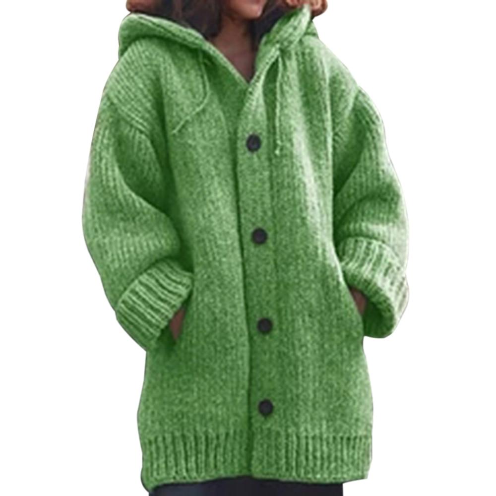 Button-down knitted cardigan