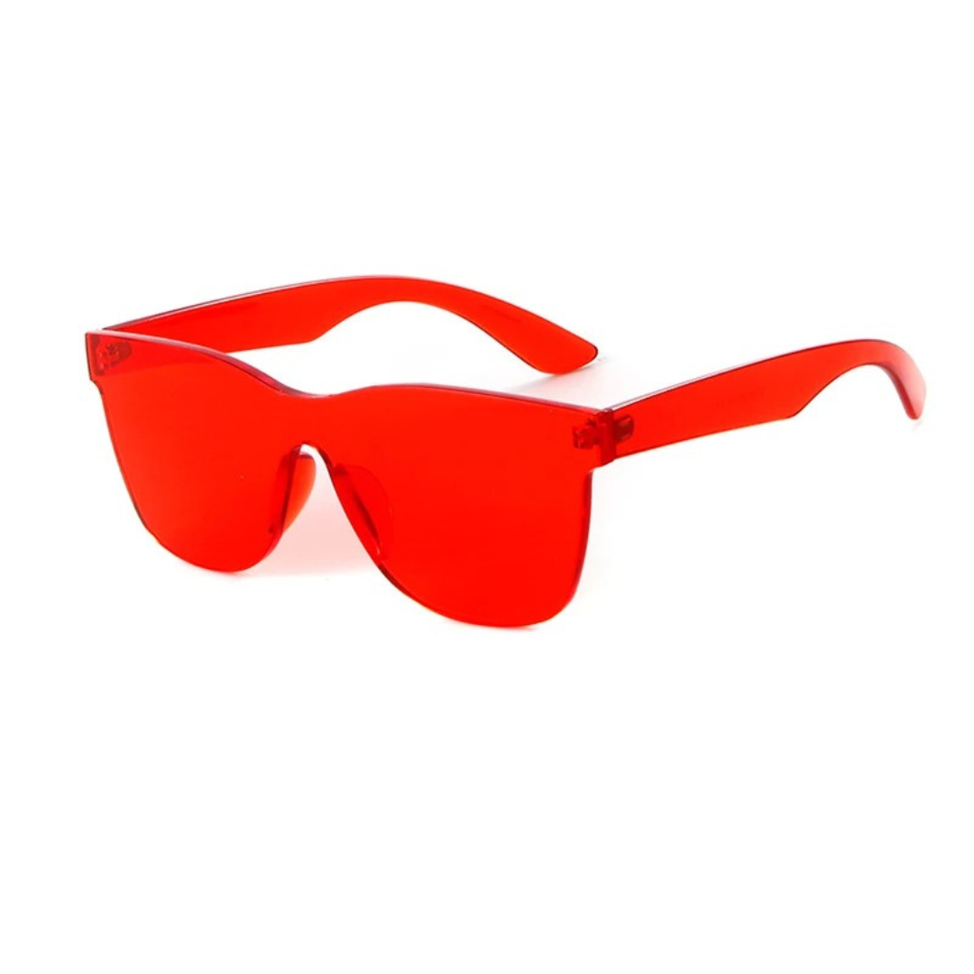 Candy Colours Rimless Square Sunglasses