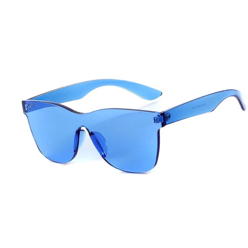 Candy Colours Rimless Square Sunglasses