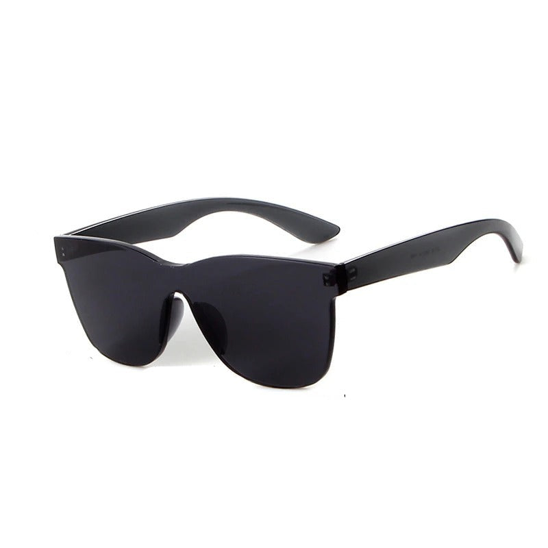 Candy Colours Rimless Square Sunglasses