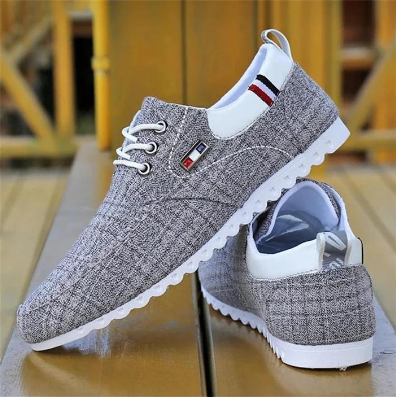 Canvas casual men's trainers