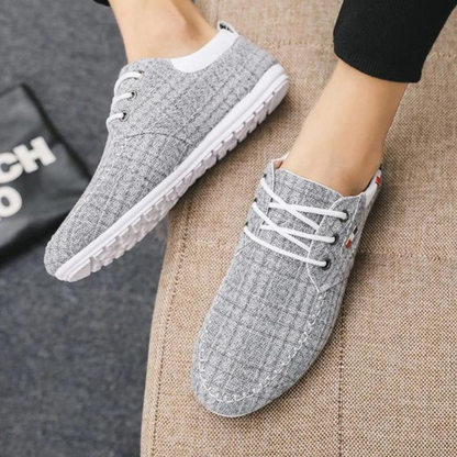 Canvas casual men's trainers