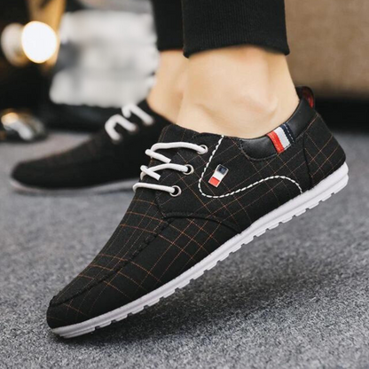 Canvas casual men's trainers