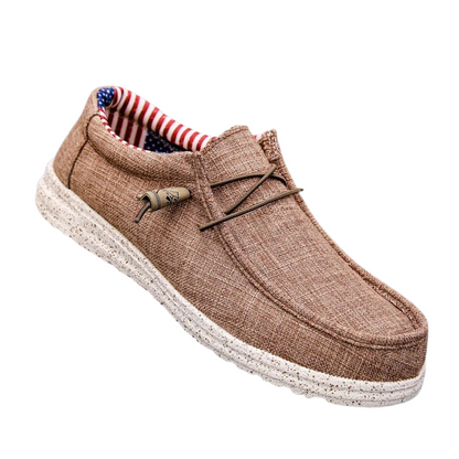 Canvas loafers for men