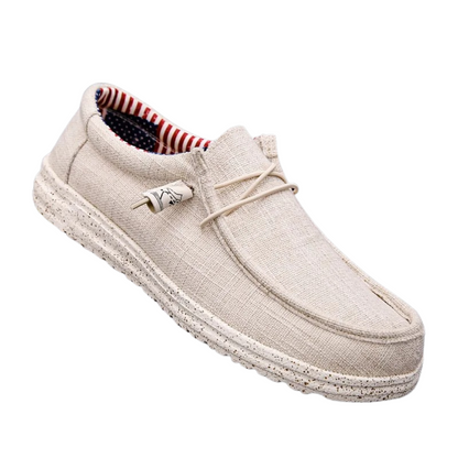 Canvas loafers for men