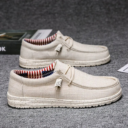 Canvas loafers for men
