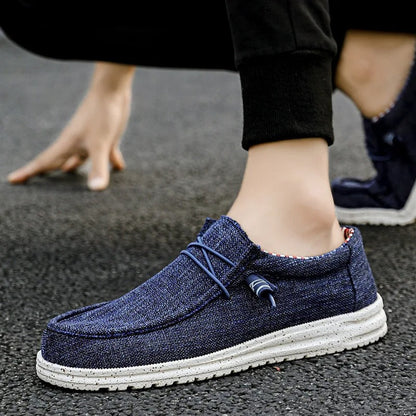 Canvas loafers for men