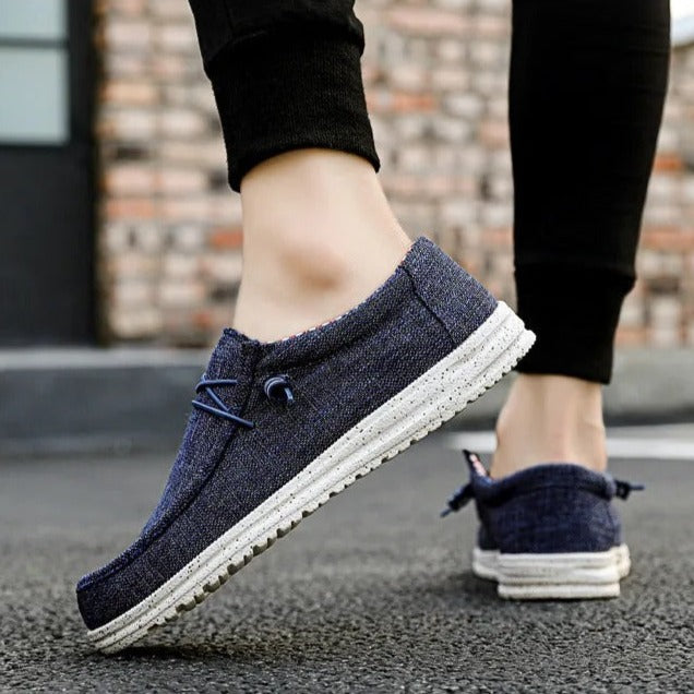 Canvas loafers for men