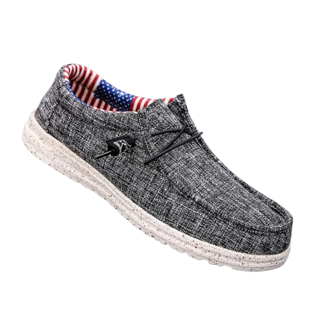 Canvas loafers for men