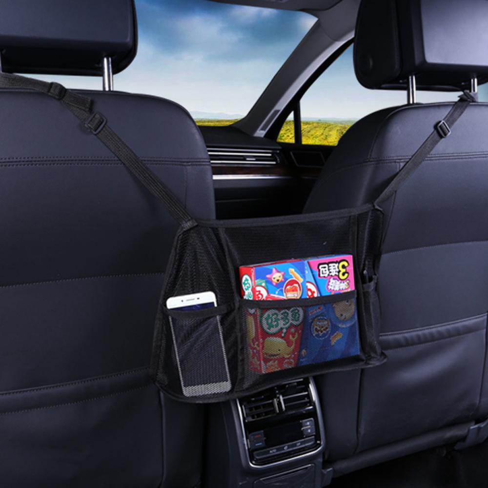 Car seat net holder