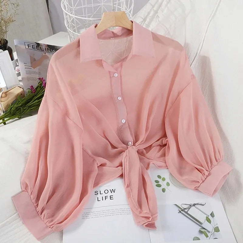 Casual Los Chiffon Shirt