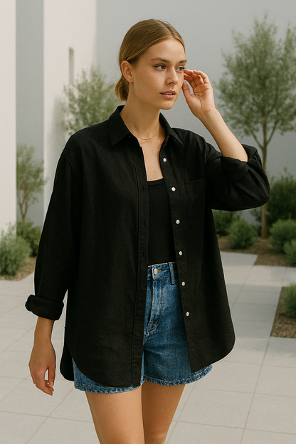 Casual Shirt with All-Seeing Eye for Women