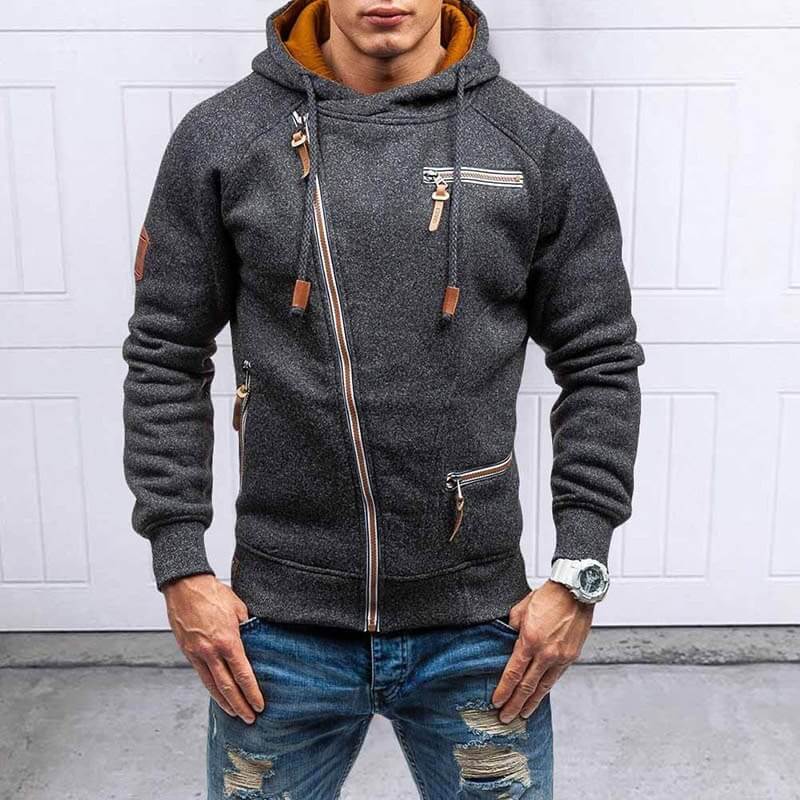 Casual Solid Long Sleeve Warm Hoodies