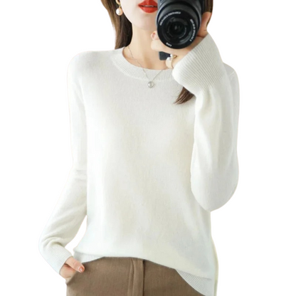 Casual knitted jumper for women