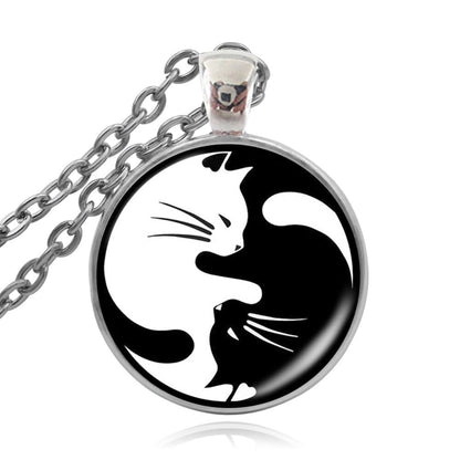 Cat Yingyang Necklace