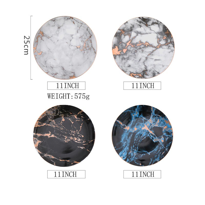 Ceramic Marble Plate