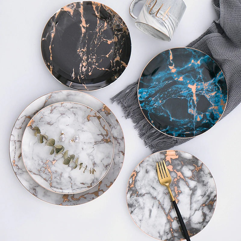 Ceramic Marble Plate