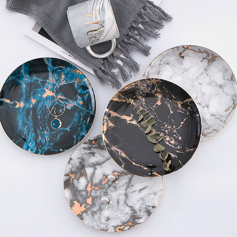 Ceramic Marble Plate