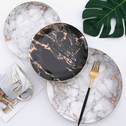 Ceramic Marble Plate