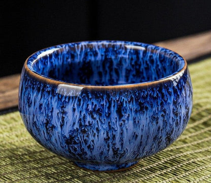 Ceramic porcelain teacup