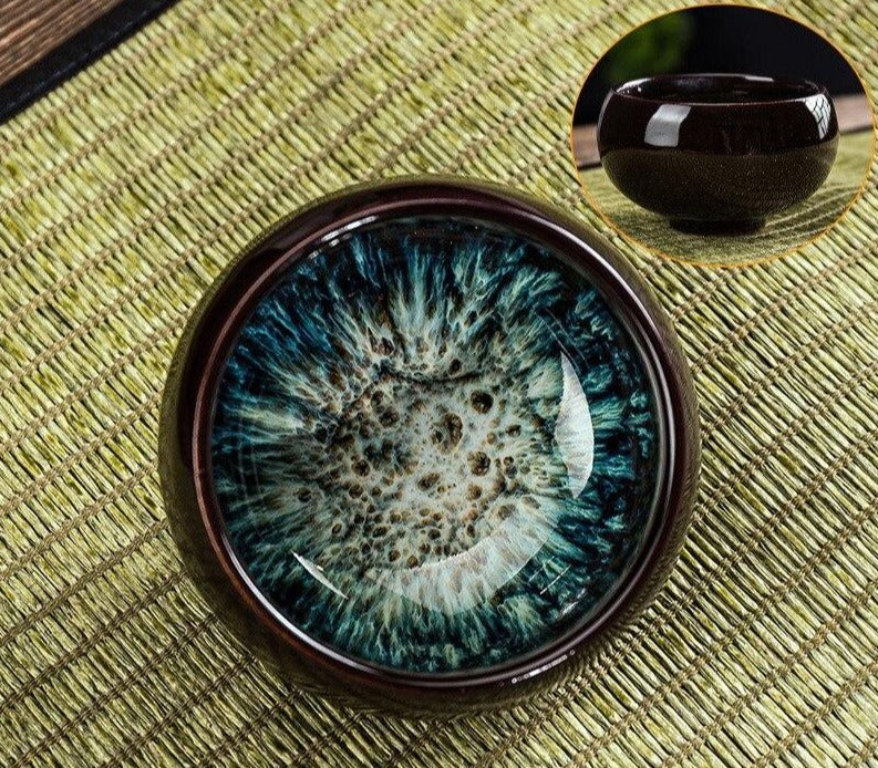 Ceramic porcelain teacup