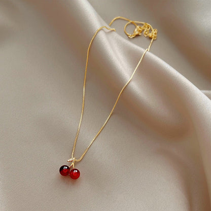 Cherry Pendant Necklace