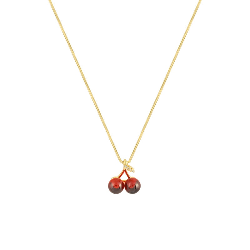Cherry Pendant Necklace