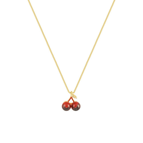 Cherry Pendant Necklace