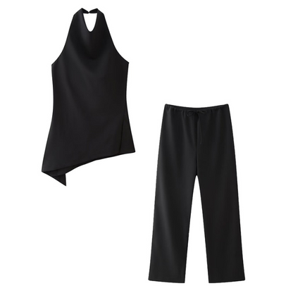 Chic halter top & bottoms