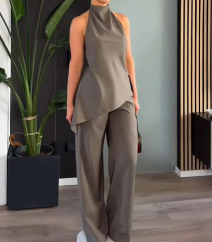Chic halter top & bottoms