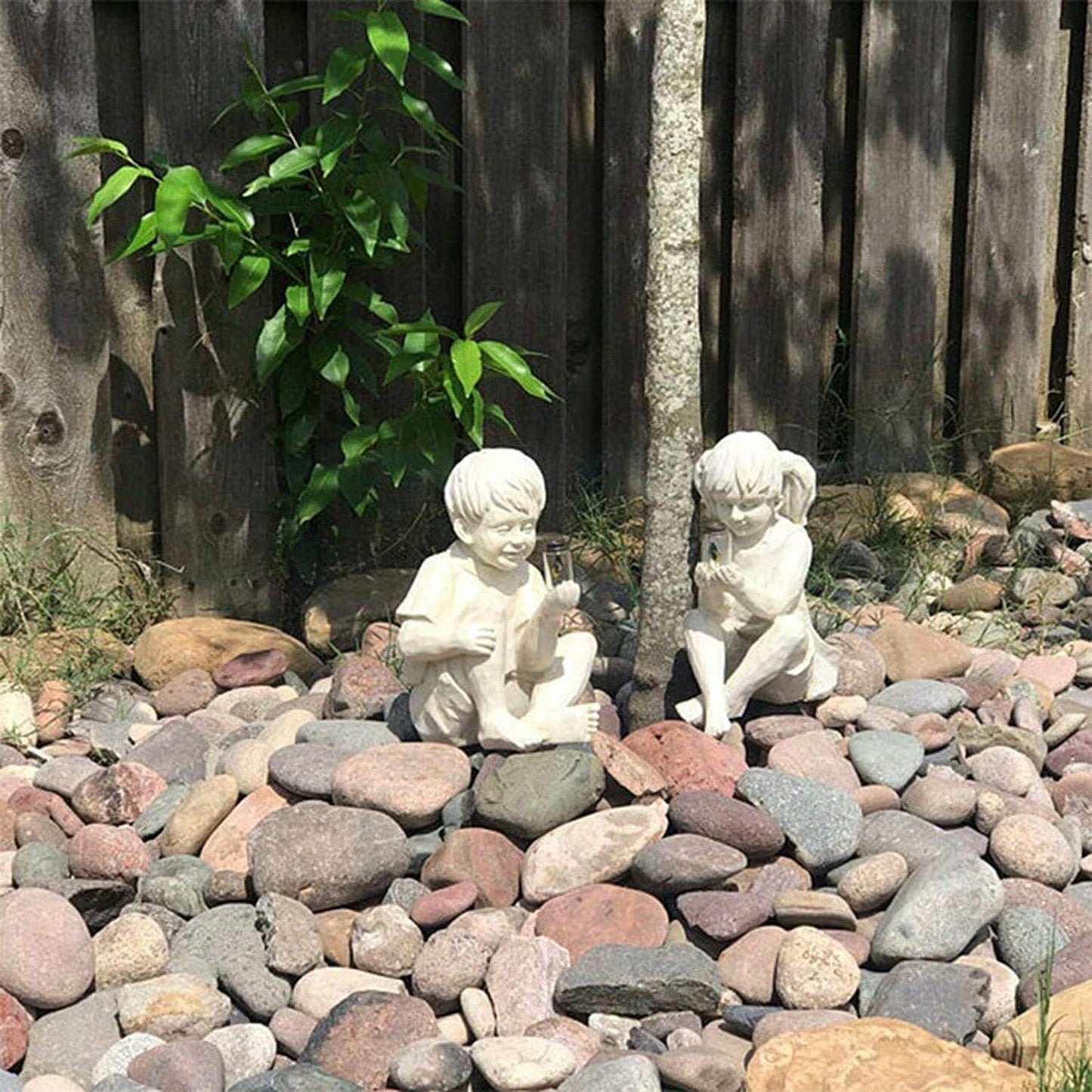 Children with Solar Flares Garden Sculptures