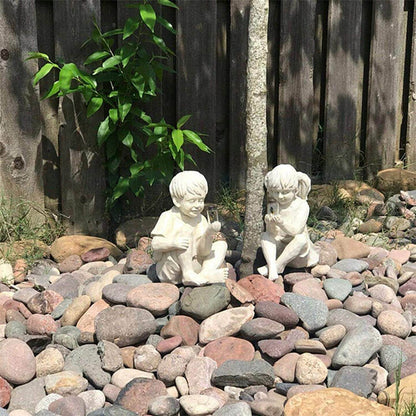Children with Solar Flares Garden Sculptures