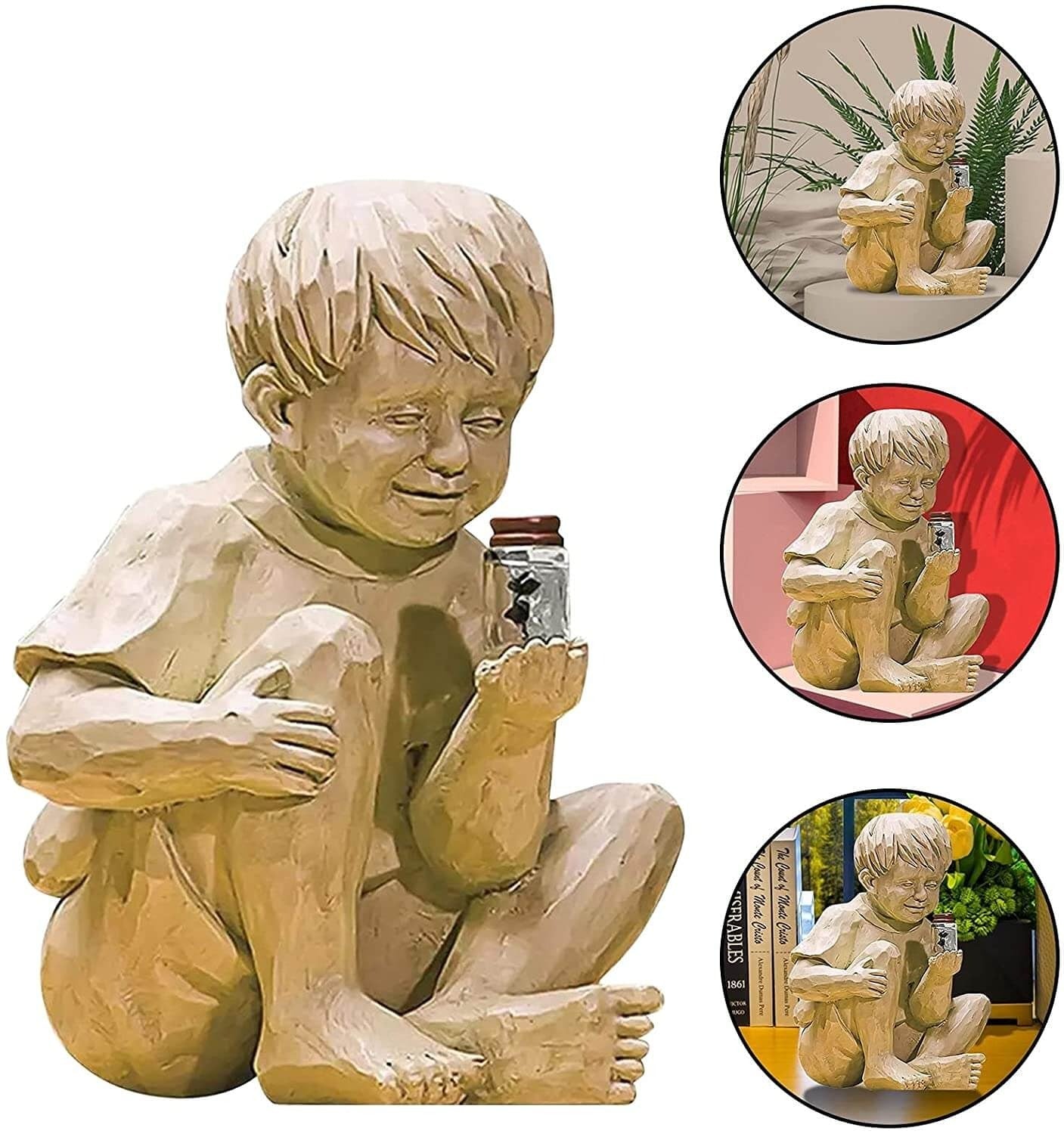 Children with Solar Flares Garden Sculptures