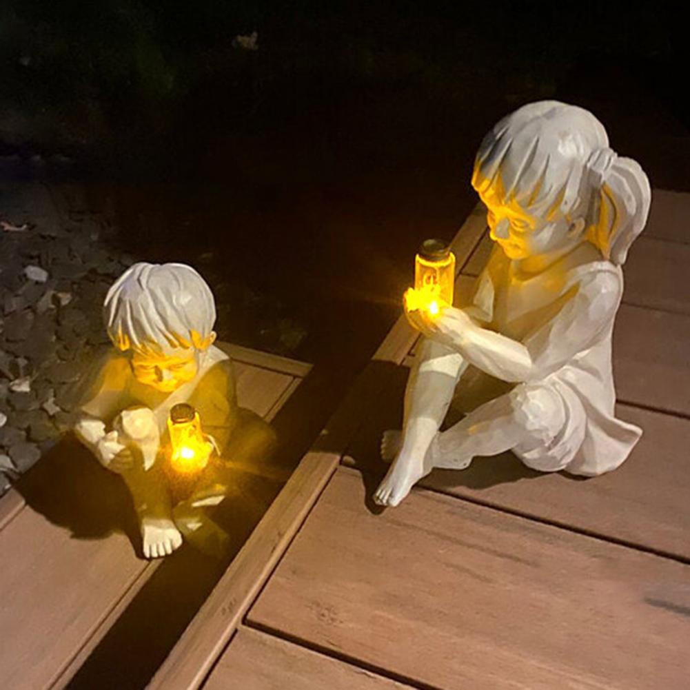 Children with Solar Flares Garden Sculptures