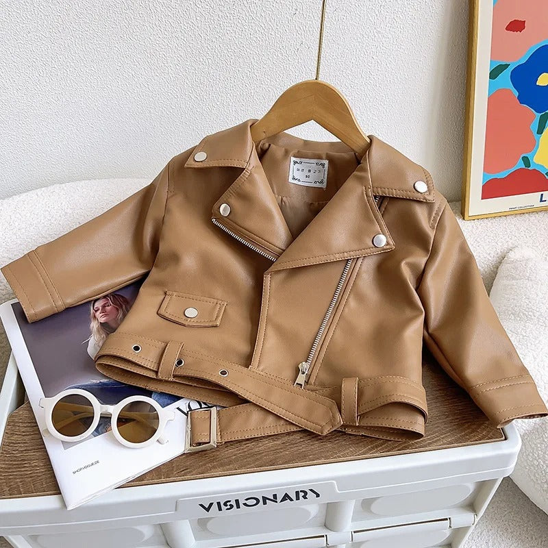 Children's Leather Style Jacket