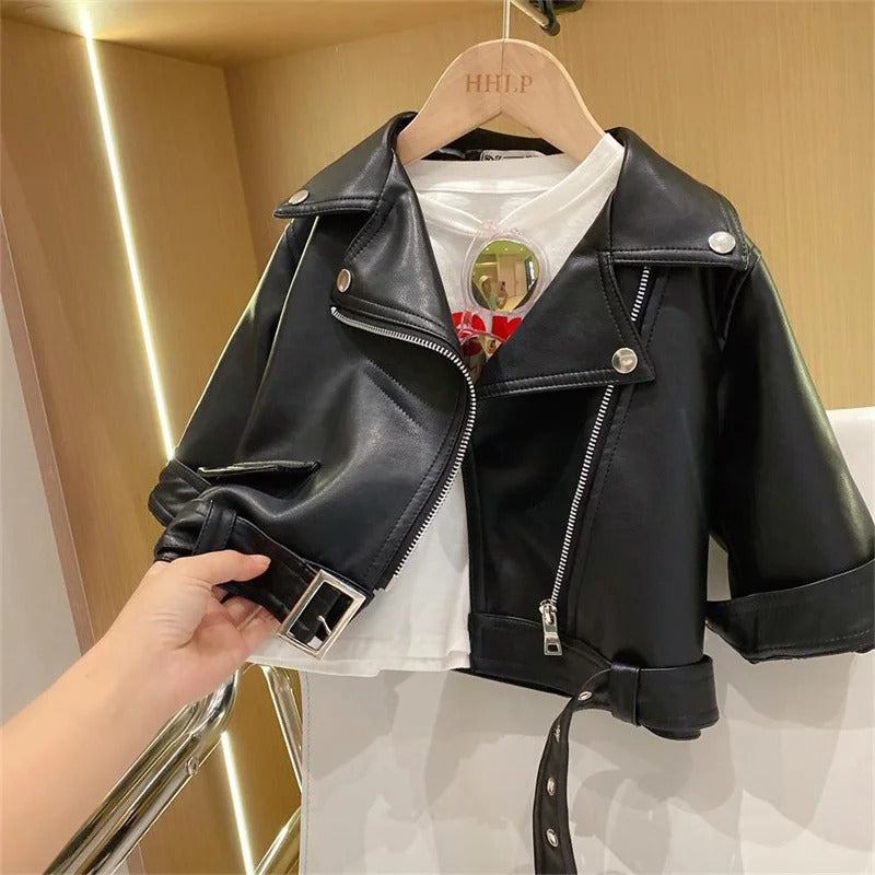 Children's Leather Style Jacket