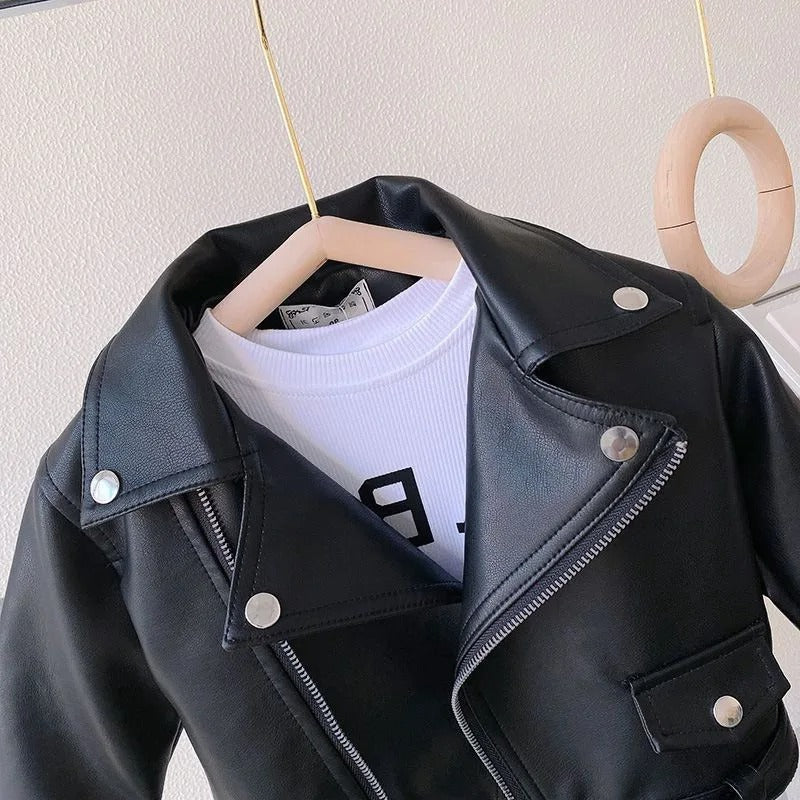 Children's Leather Style Jacket
